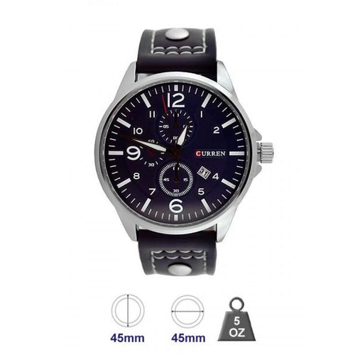 Load image into Gallery viewer, Curren Leather Band Watch for Men