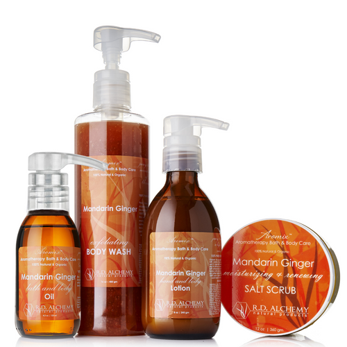 Load image into Gallery viewer, Mandarin Ginger Body Care Set