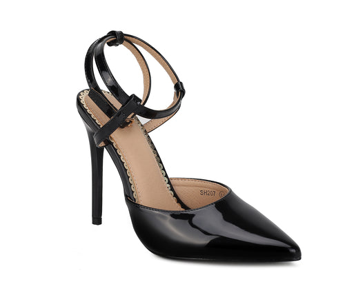 Load image into Gallery viewer, Brianna Women's Thin High Heel with Adjustable Strap
