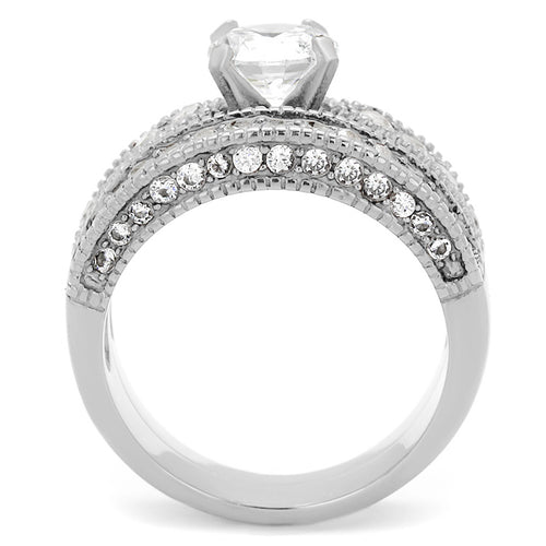 Load image into Gallery viewer, Women 2-Piece Stainless Steel Wedding Ring Set