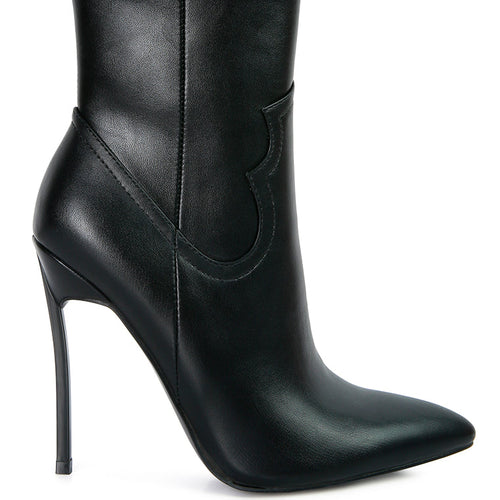 Load image into Gallery viewer, jenner high heel cowboy ankle boots
