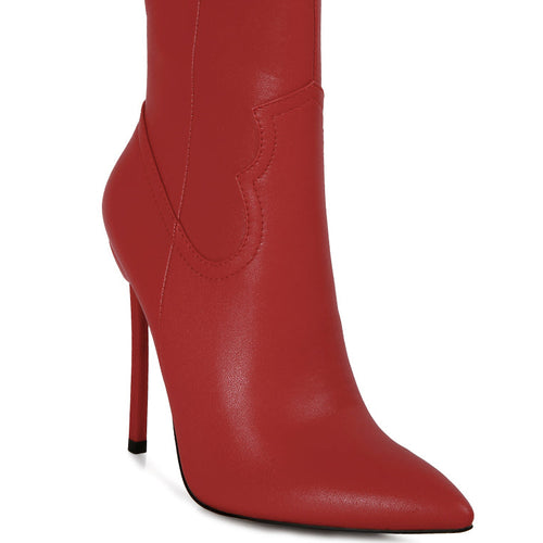 Load image into Gallery viewer, jenner high heel cowboy ankle boots
