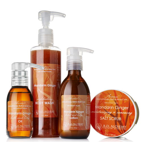 Load image into Gallery viewer, Mandarin Ginger Body Care Set
