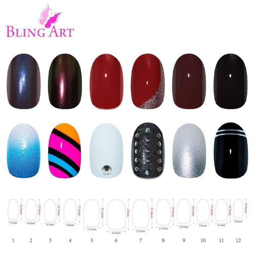 Load image into Gallery viewer, False Nails by Bling Art 360 Oval Medium Natural Acrylic Fake Nail
