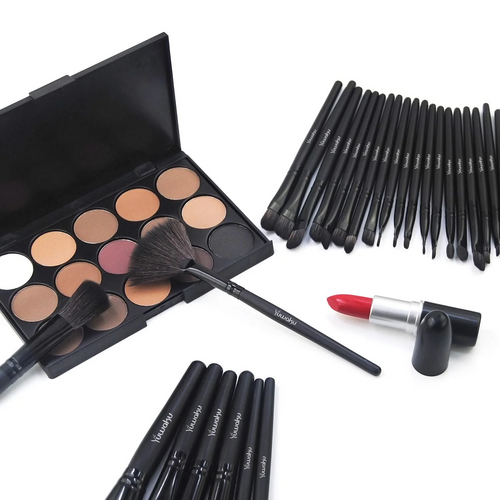 Load image into Gallery viewer, 32pcs Facial Eye Shadow Eyeliner Foundation Makeup Brush Set
