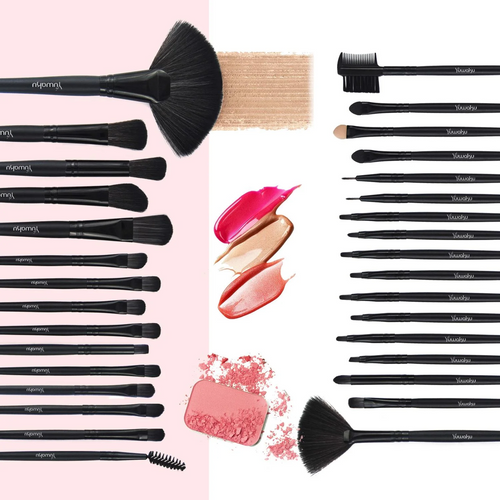 Load image into Gallery viewer, 32pcs Facial Eye Shadow Eyeliner Foundation Makeup Brush Set
