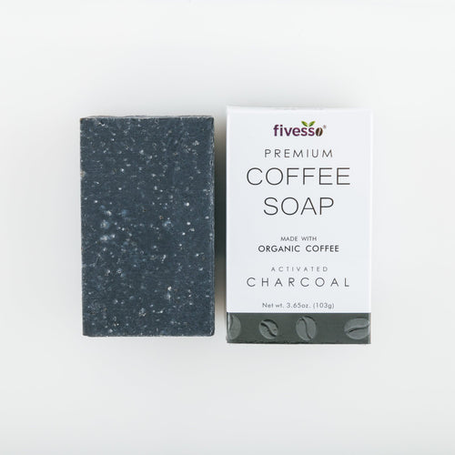 Load image into Gallery viewer, Activated Charcoal - Premium Coffee Soap Bar
