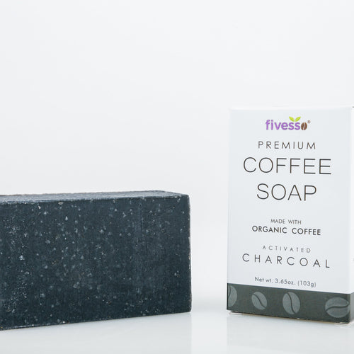 Load image into Gallery viewer, Activated Charcoal - Premium Coffee Soap Bar
