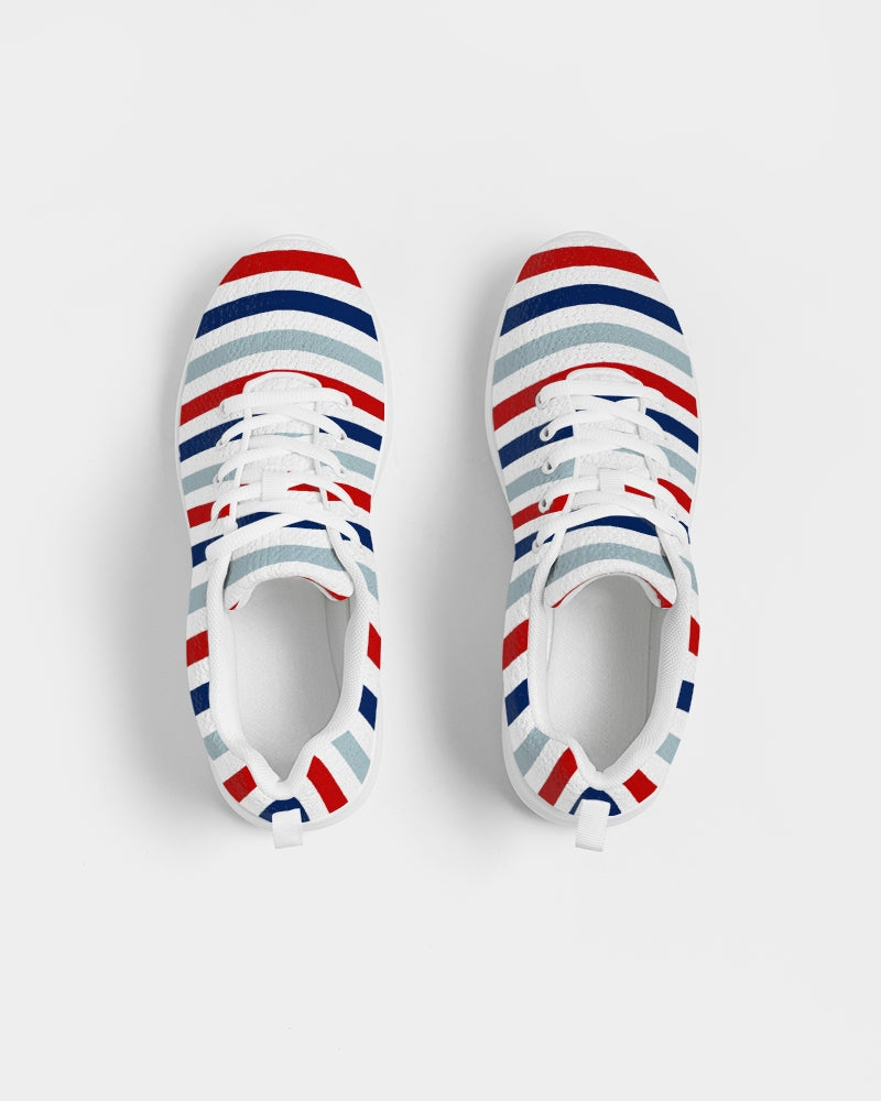 [LIMITED TIME OFFER !!!] Uniquely You Mens Sneakers / Red White Blue Athletic Shoes