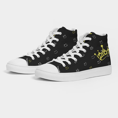 Load image into Gallery viewer, [LIMITED TIME OFFER !!!] 2882Sport™ Fit My Mood: Winky Face Men&#39;s Hightop Canvas Shoe
