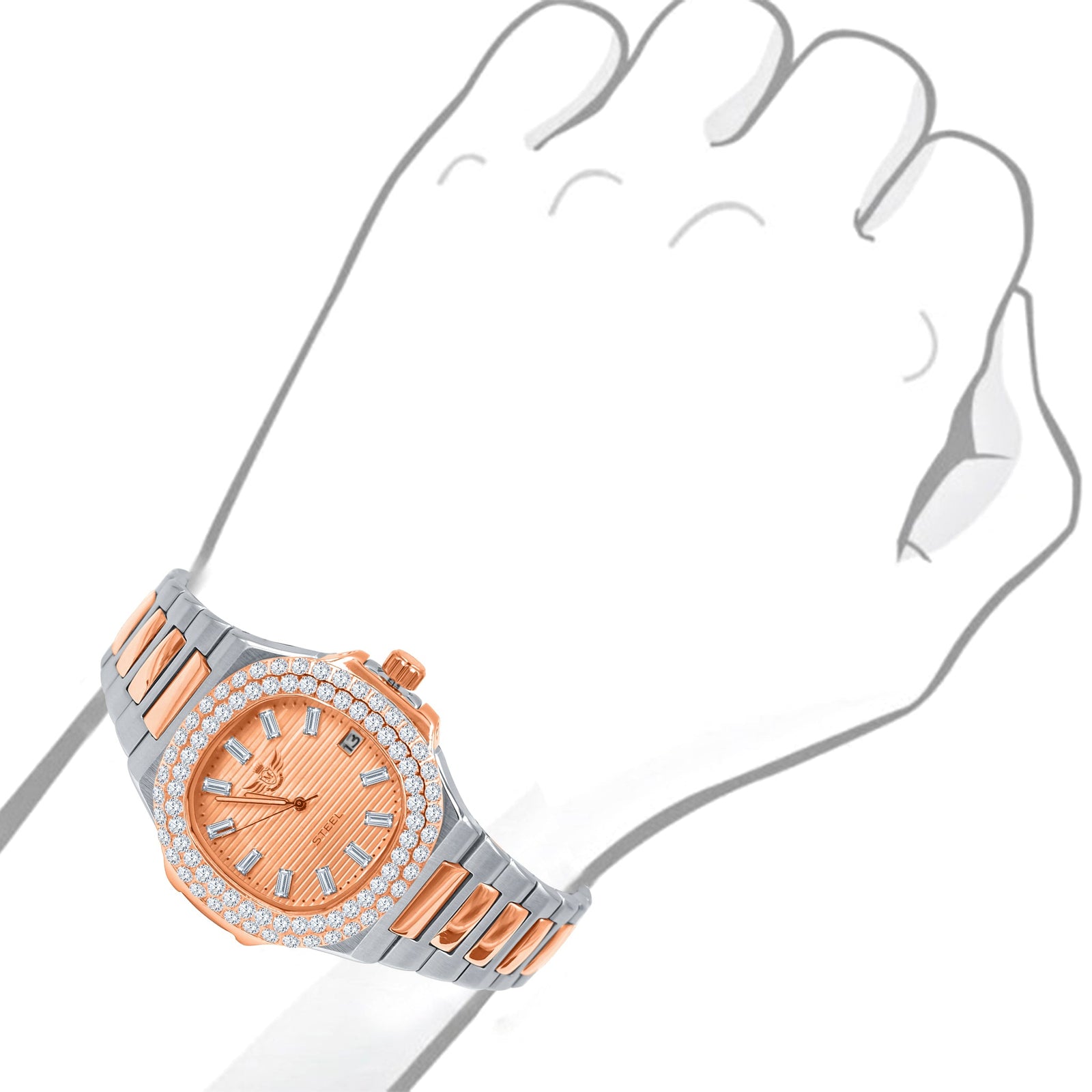 [LIMITED TIME OFFER !!!] GAYLORD AUTOMATIC STEEL WATCH  | 5306718