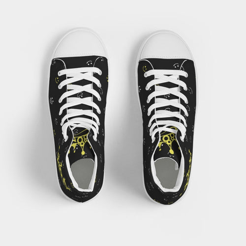 Load image into Gallery viewer, [LIMITED TIME OFFER !!!] 2882Sport™ Fit My Mood: Winky Face Men&#39;s Hightop Canvas Shoe
