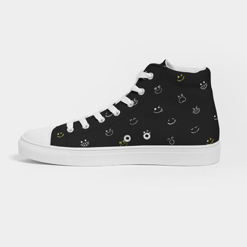 Load image into Gallery viewer, [LIMITED TIME OFFER !!!] 2882Sport™ Fit My Mood: Winky Face Men&#39;s Hightop Canvas Shoe
