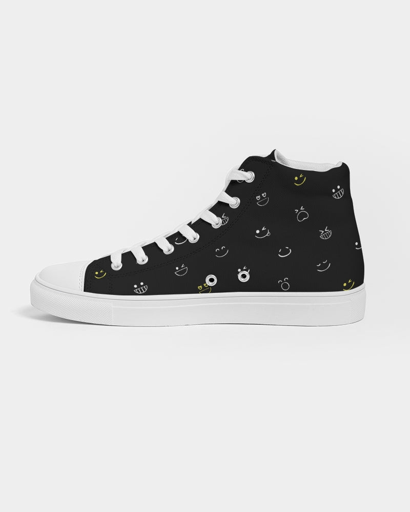 [LIMITED TIME OFFER !!!] 2882Sport™ Fit My Mood: Winky Face Men's Hightop Canvas Shoe