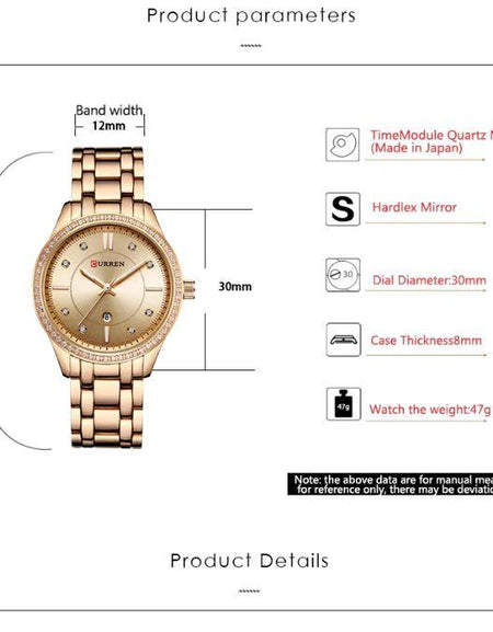 [LIMITED TIME OFFER !!!] JANE Womens Classic Watch | 550805