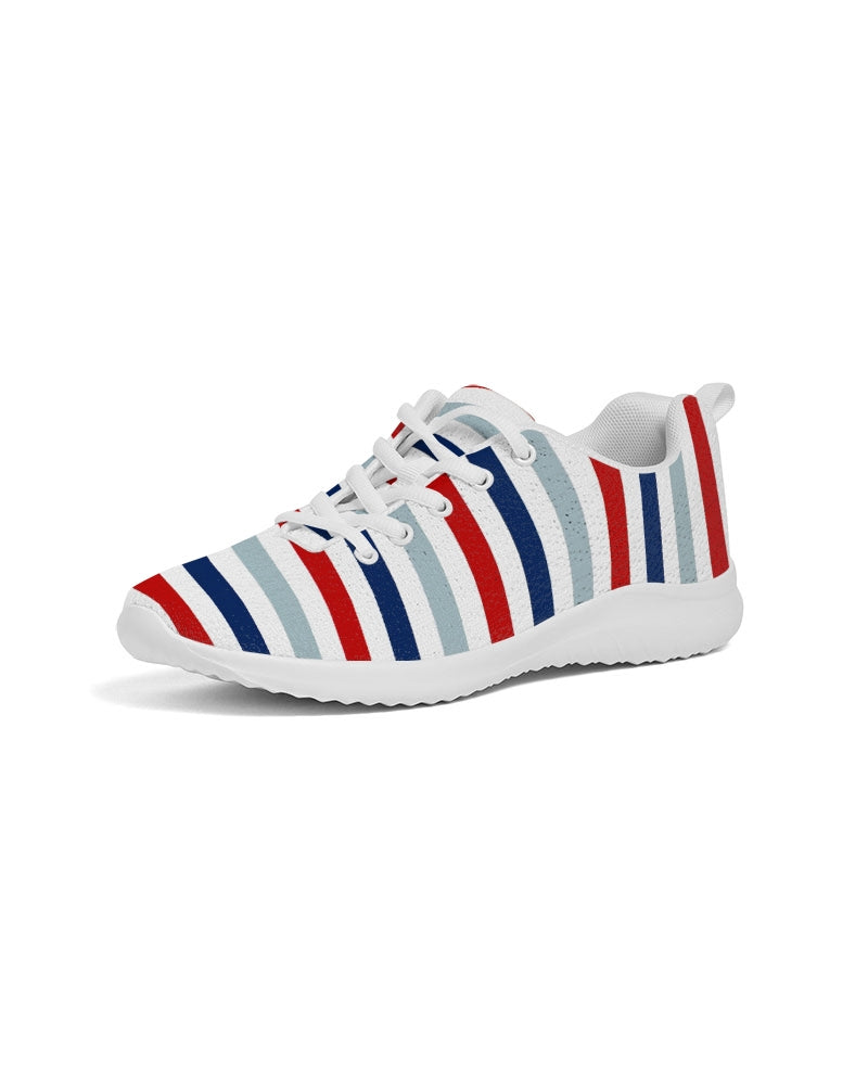 [LIMITED TIME OFFER !!!] Uniquely You Mens Sneakers / Red White Blue Athletic Shoes