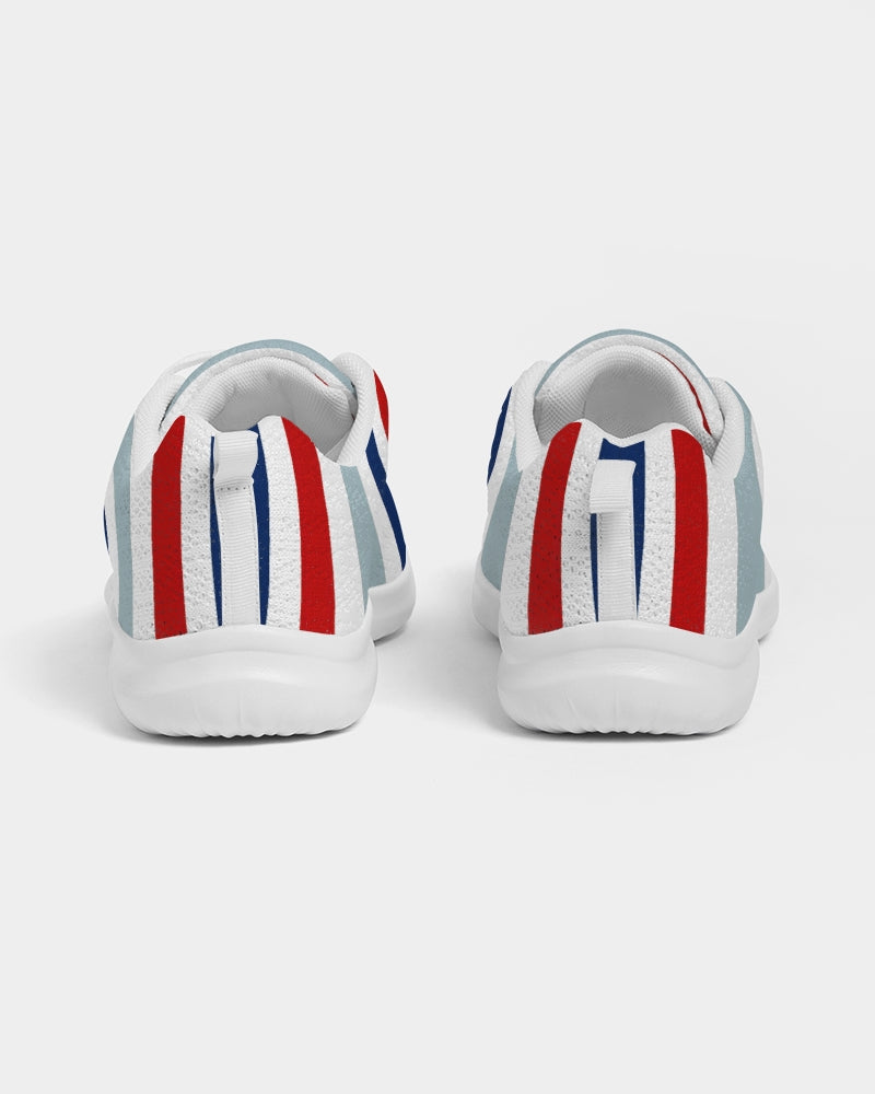 [LIMITED TIME OFFER !!!] Uniquely You Mens Sneakers / Red White Blue Athletic Shoes