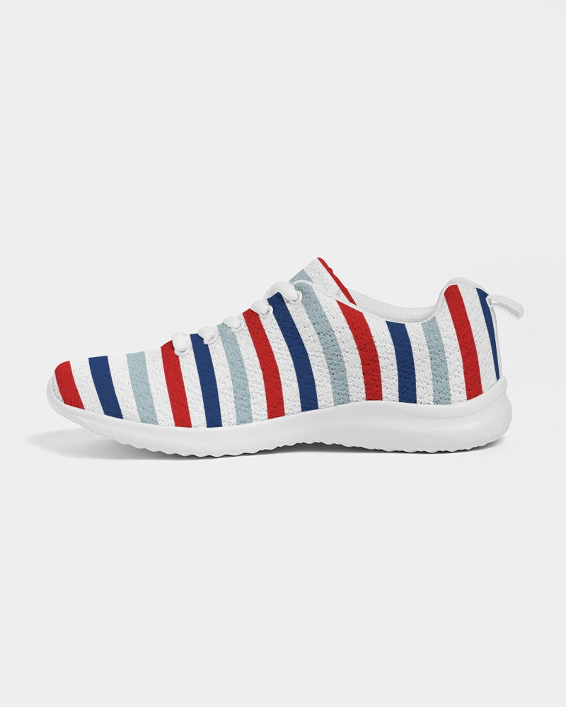 [LIMITED TIME OFFER !!!] Uniquely You Mens Sneakers / Red White Blue Athletic Shoes