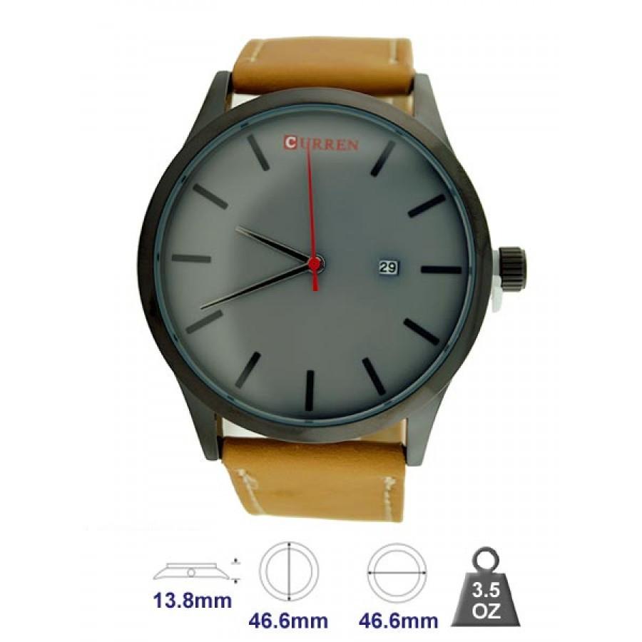 [LIMITED TIME OFFER !!!] Curren Brand Leather Strap Watch for Mens