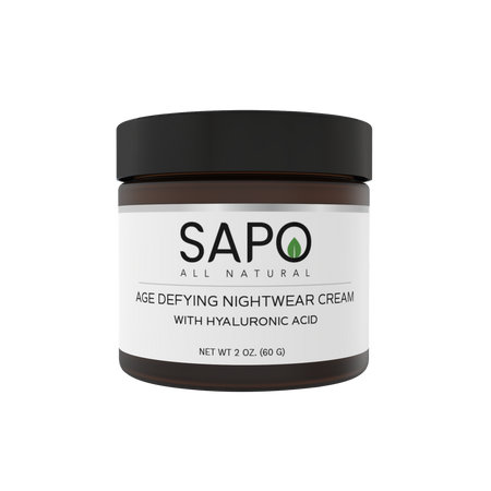 [LIMITED TIME OFFER !!!] Sapo All Natural Night Cream with Hyaluronic Acid and Silicone