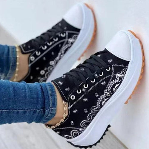 Load image into Gallery viewer, [LIMITED TIME OFFER !!!] Fashion Women Sneakers Casual Sport Shoes Pattern Canvas
