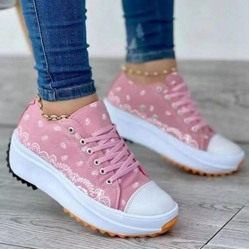 Load image into Gallery viewer, [LIMITED TIME OFFER !!!] Fashion Women Sneakers Casual Sport Shoes Pattern Canvas
