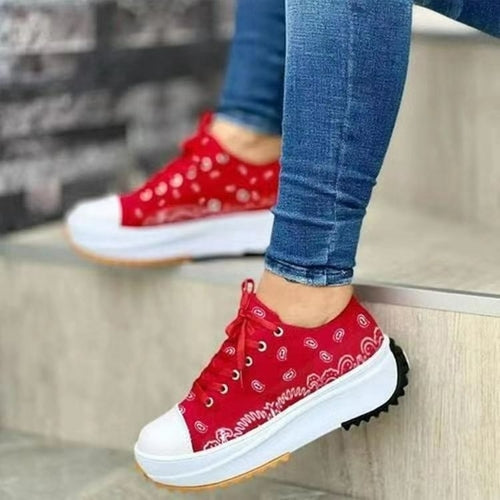 Load image into Gallery viewer, [LIMITED TIME OFFER !!!] Fashion Women Sneakers Casual Sport Shoes Pattern Canvas
