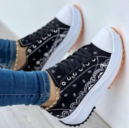 Load image into Gallery viewer, [LIMITED TIME OFFER !!!] Fashion Women Sneakers Casual Sport Shoes Pattern Canvas
