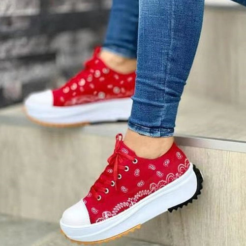 Load image into Gallery viewer, [LIMITED TIME OFFER !!!] Fashion Women Sneakers Casual Sport Shoes Pattern Canvas
