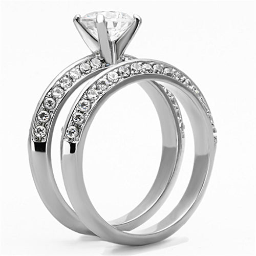 Load image into Gallery viewer, [LIMITED TIME OFFER !!!] Women Stainless Steel Cubic Zirconia Rings TK1320
