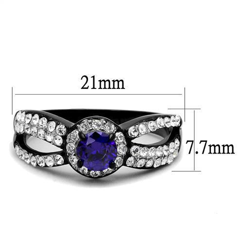 Load image into Gallery viewer, [LIMITED TIME OFFER !!!] Women Stainless Steel Cubic Zirconia Rings TK2653
