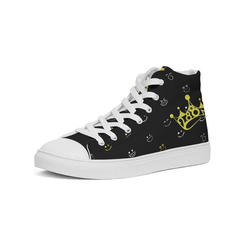 Load image into Gallery viewer, [LIMITED TIME OFFER !!!] 2882Sport™ Fit My Mood: Winky Face Men&#39;s Hightop Canvas Shoe
