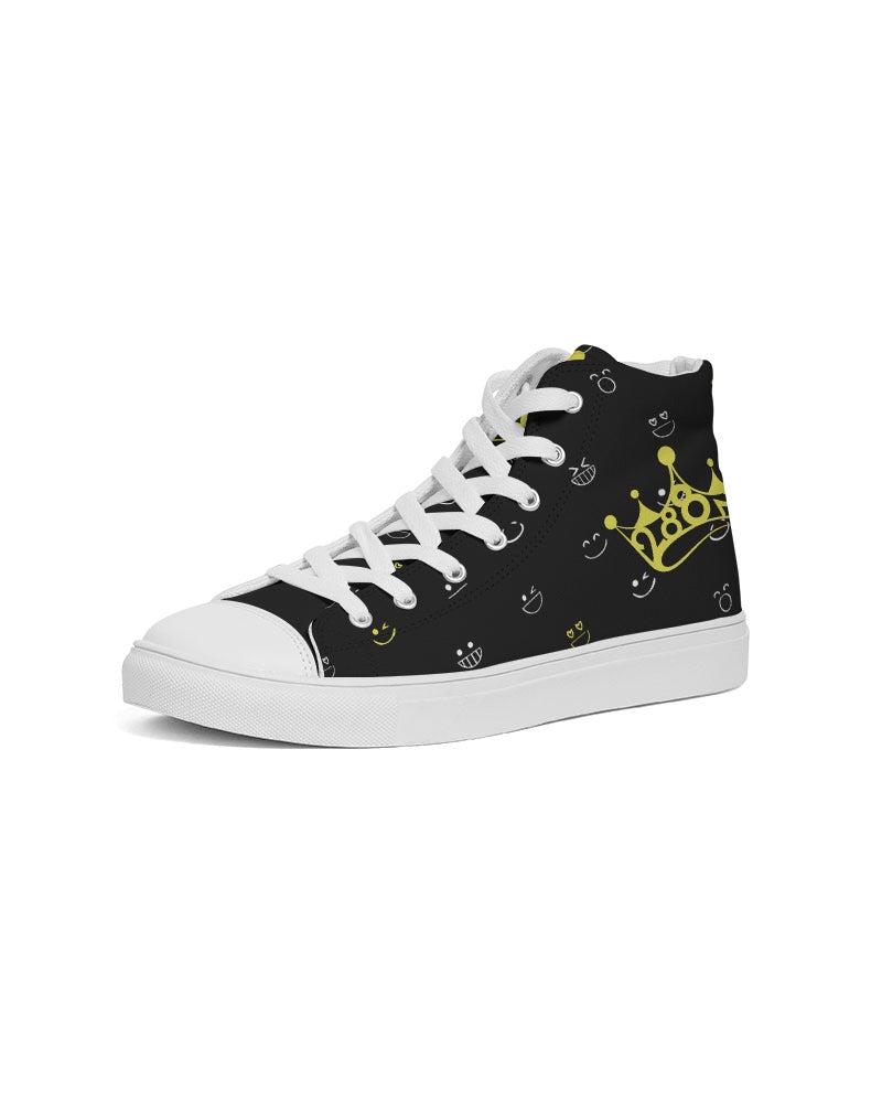 [LIMITED TIME OFFER !!!] 2882Sport™ Fit My Mood: Winky Face Men's Hightop Canvas Shoe