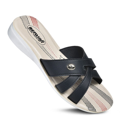 Load image into Gallery viewer, [LIMITED TIME OFFER !!!] Aerosoft Gladiator Women’s Comfortable Casual Summer Slide Sandals
