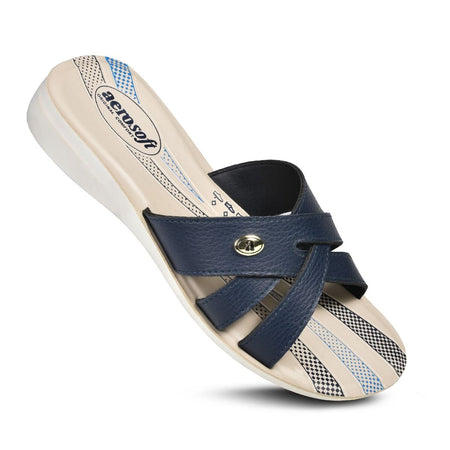 [LIMITED TIME OFFER !!!] Aerosoft Gladiator Women’s Comfortable Casual Summer Slide Sandals