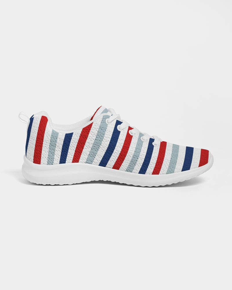 [LIMITED TIME OFFER !!!] Uniquely You Mens Sneakers / Red White Blue Athletic Shoes