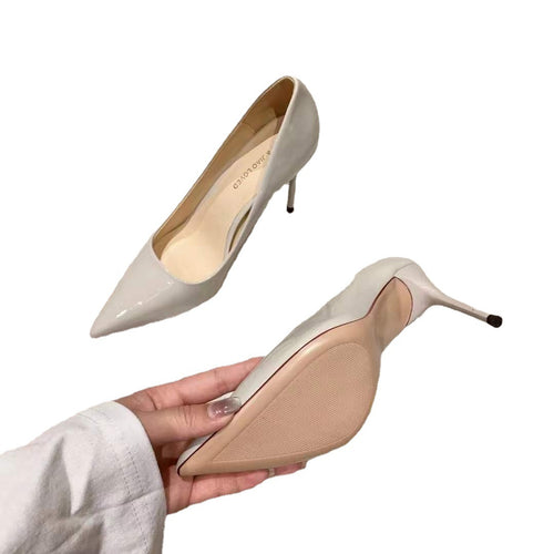 Load image into Gallery viewer, [LIMITED TIME OFFER !!!] New pump pointed toe patent leather women&#39;s high heels
