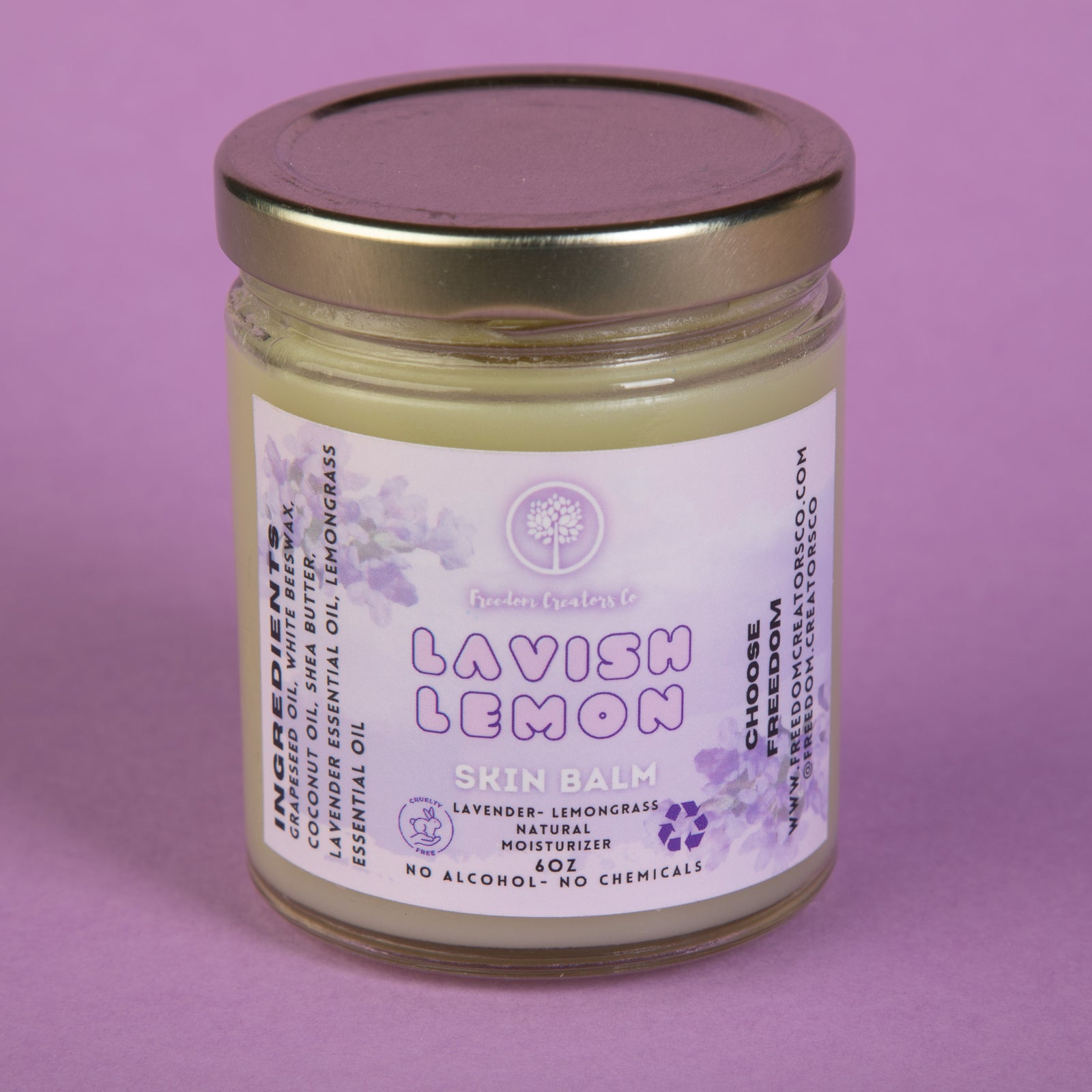 [LIMITED TIME OFFER !!!] Natural Moisturizer- Lavender Lemongrass Skin Balm