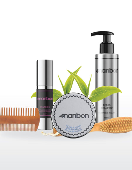 [LIMITED TIME OFFER !!!] Manbon Natural and Luxurious Beard Growth & Grooming Kit