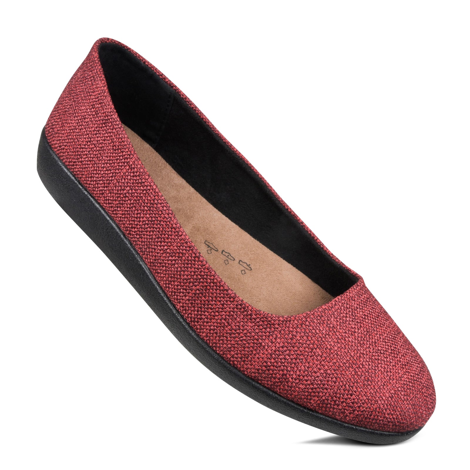 [LIMITED TIME OFFER !!!] Aerosoft Ballet Women’s Comfortable Round Toe Slip On Casual Flats