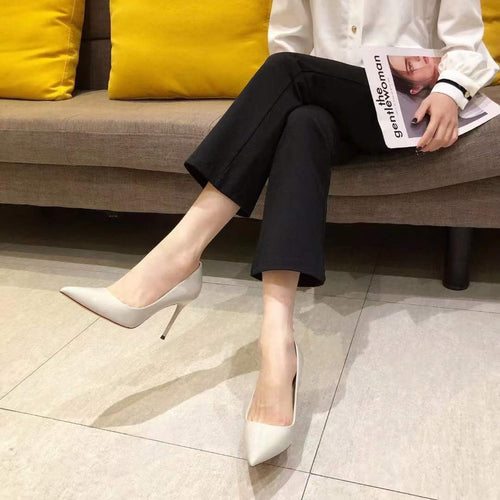 Load image into Gallery viewer, [LIMITED TIME OFFER !!!] New pump pointed toe patent leather women&#39;s high heels
