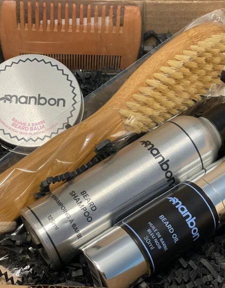 [LIMITED TIME OFFER !!!] Manbon Natural and Luxurious Beard Growth & Grooming Kit
