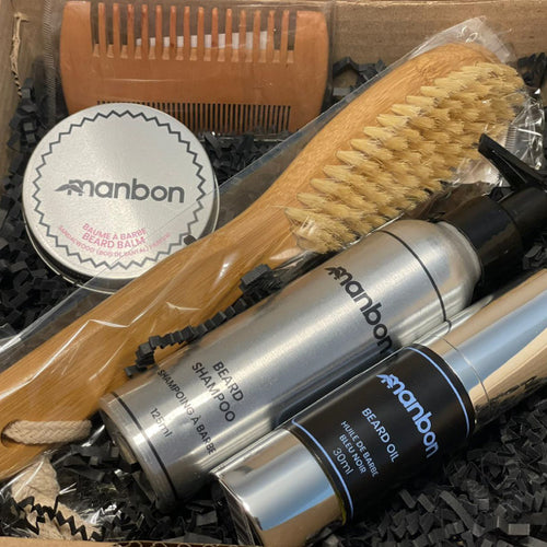 Load image into Gallery viewer, [LIMITED TIME OFFER !!!] Manbon Natural and Luxurious Beard Growth &amp; Grooming Kit
