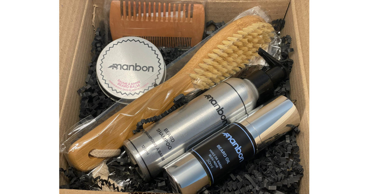 [LIMITED TIME OFFER !!!] Manbon Natural and Luxurious Beard Growth & Grooming Kit