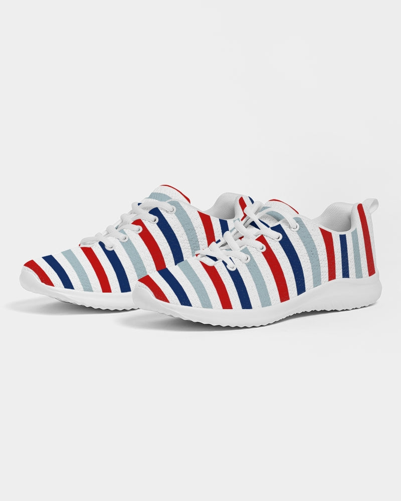 [LIMITED TIME OFFER !!!] Uniquely You Mens Sneakers / Red White Blue Athletic Shoes