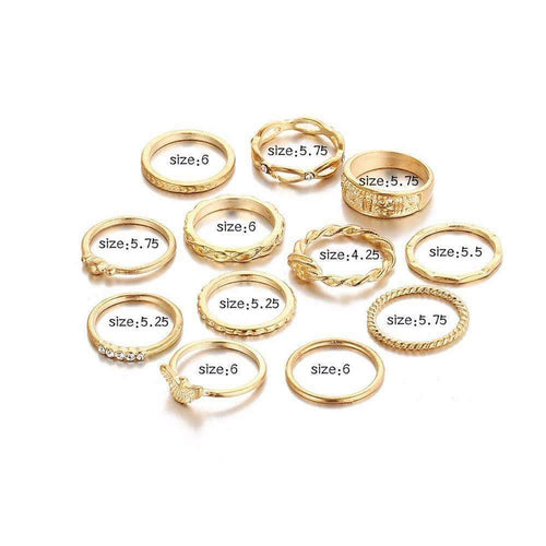 Load image into Gallery viewer, [LIMITED TIME OFFER !!!] Golden Ring Set
