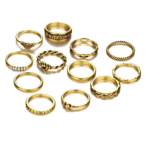 Load image into Gallery viewer, [LIMITED TIME OFFER !!!] Golden Ring Set
