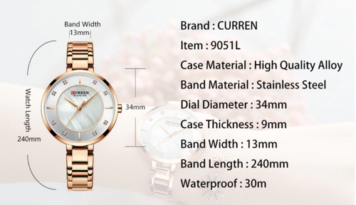 Load image into Gallery viewer, [LIMITED TIME OFFER !!!] Vestal Curren Women Watch | 5508613
